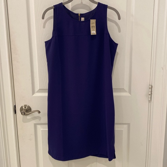 LOFT Dresses & Skirts - Ann Taylor Loft Shift Dress NWT Purple size 6 petite